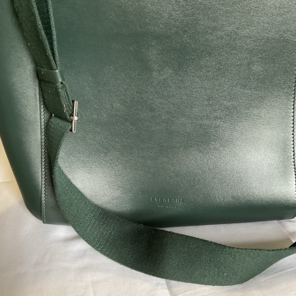 Green Leather Messenger Bag - Picture 4 of 4